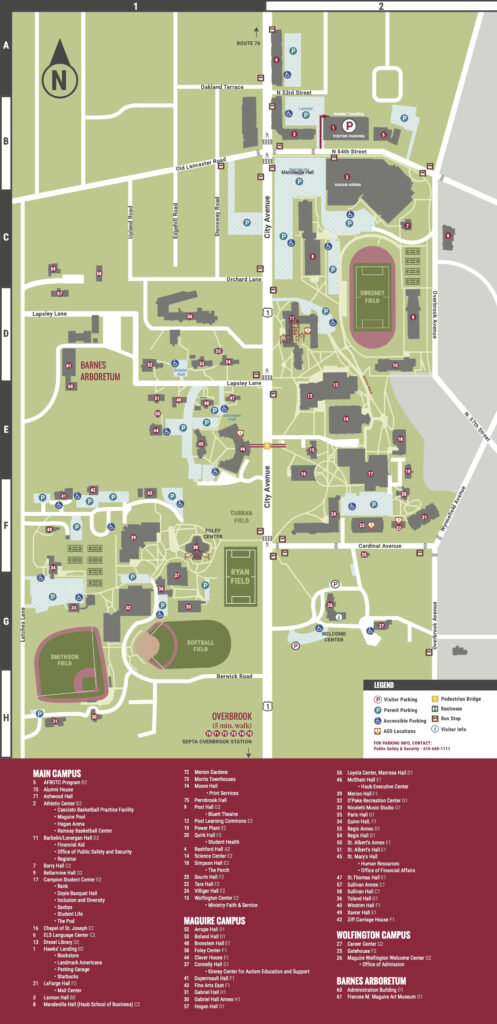 St Joes Map